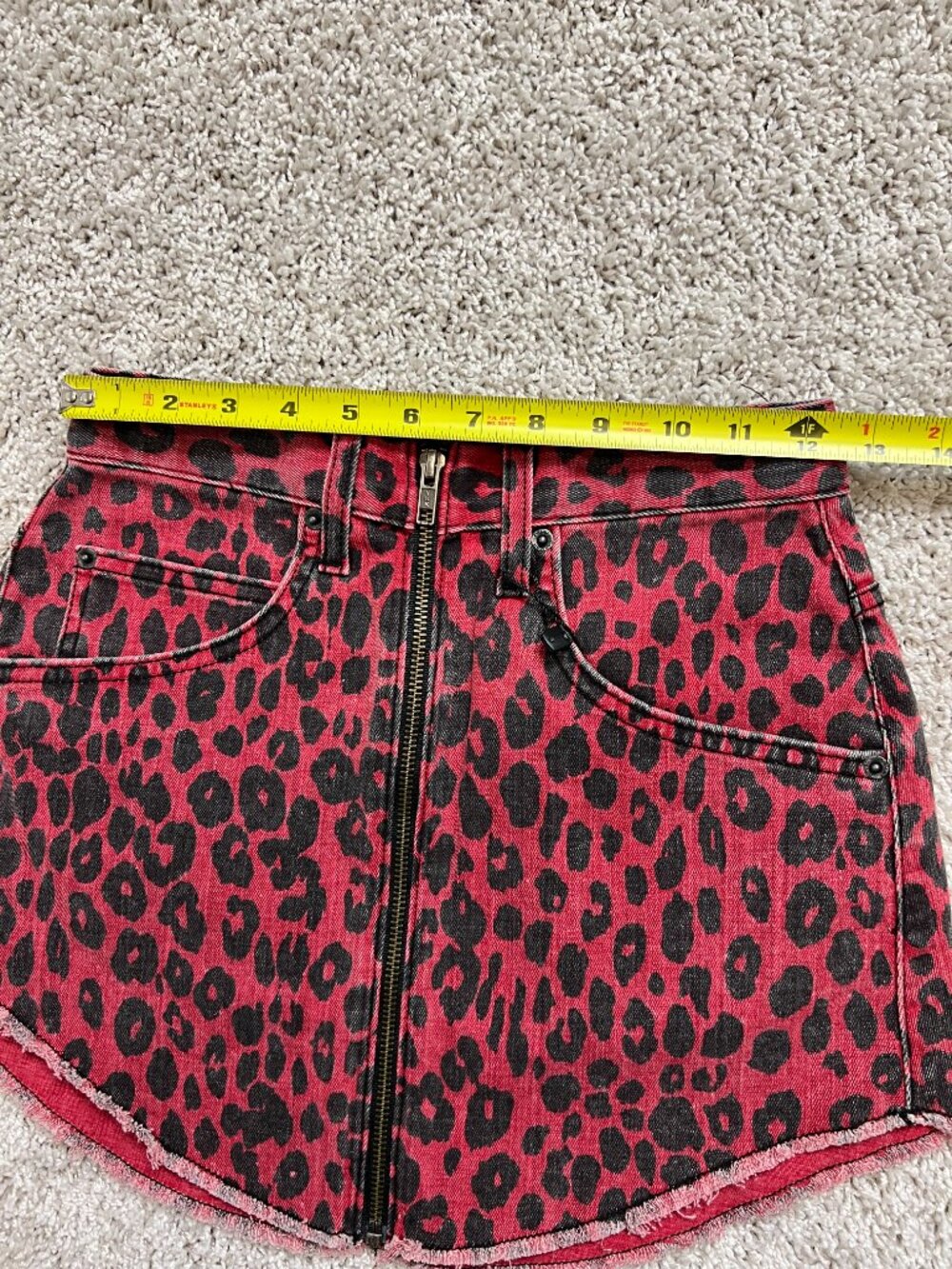 Carmar | Skirts | Carmar Beatrice Leopard Print Denim Skirt - Picture 3 of 10